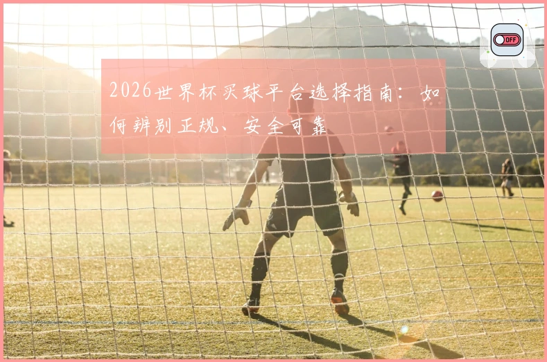 2026世界杯买球平台选择指南：如何辨别正规、安全可靠