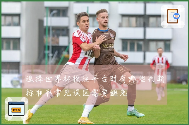 选择世界杯投注平台时有哪些判断标准和常见误区需要避免